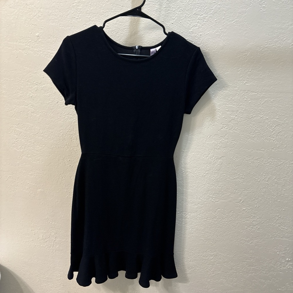 Francesca's Collections Black Midi Dress